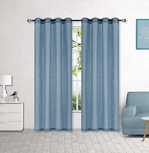 Adore the Decor™ Faux Silk 54 x 84 in. Single Grommet Curtain Panel